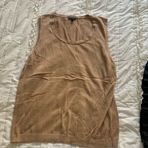 Talbots beige sweater vest